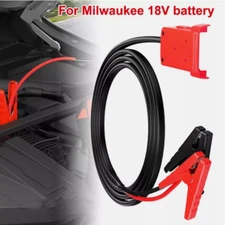 For Milwaukee M18 Power Battery Jumper Starter Jump Kit 8 AWG Auto Booster Cable