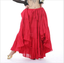 16 Meters 720 Full Swing Skirt Linen Full Circle Long Skirt Belly Dance Costumes