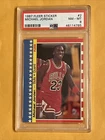 MICHAEL JORDAN 1987 Fleer Sticker PSA 8 No Qualifiers card#2 NEW PSA HOLO
