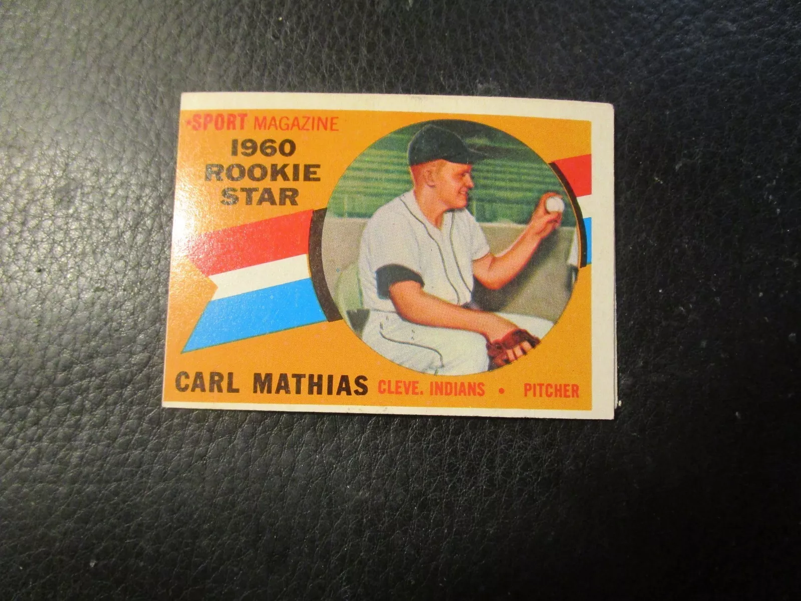 Carl Mathias trading card