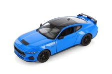 2024 Ford Mustang GT 1/25 Diecast Metal Model by Welly - BLUE