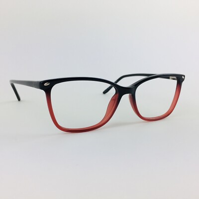SPECSAVERS Brille SCHWARZ/ROT OMBRÉ ECKIG Brillengestell MOD: NETTLE 30265189