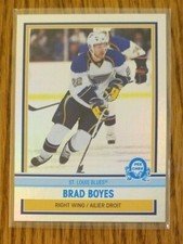 Brad Boyes (Blues) 2009-10 O-Pee-Chee hockey Retro RAINBOW (only 100 made)