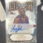 Topps Finest 2023-24 Masters Autographs Larry Johnson MA-LJ Knicks Basketball