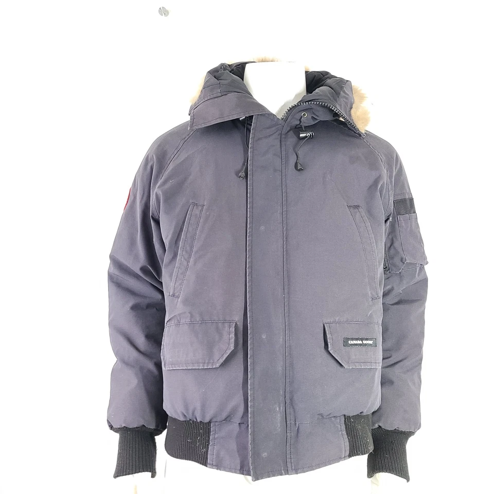 Canada Goose Men's Chilliwack Bomber Heritage Jacket Coat Navy Blue S PLS READ!! - Image 2 of 4