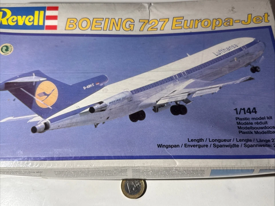 M531 Revell Boeing 727 Europa-Jet Flugzeug 1/144 Lufthansa Personenverkehr H0 - Bild 2 von 4