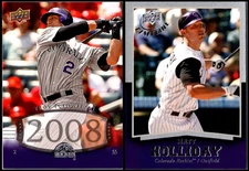 Upper Deck Timeline Colorado Rockies (2) Card Lot - Running Low – Final Chanc...