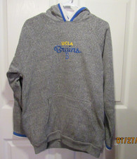 Champion UCLA Bruins Hoodie Hooded Sweatshirt Unsized Grey Cotton Polyester