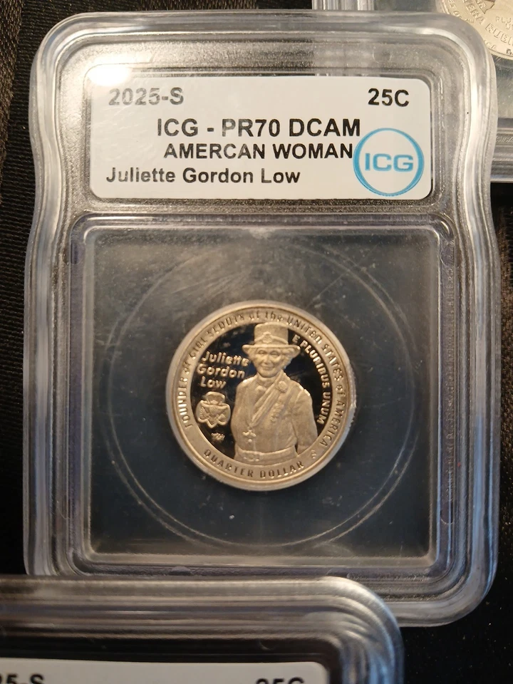 2025 S 25 CENT QUARTERS AMERICAN WOMEN SET OF 5 PR70DCAM ESTATE FIND RARE SEE!!! - Image 3 of 4