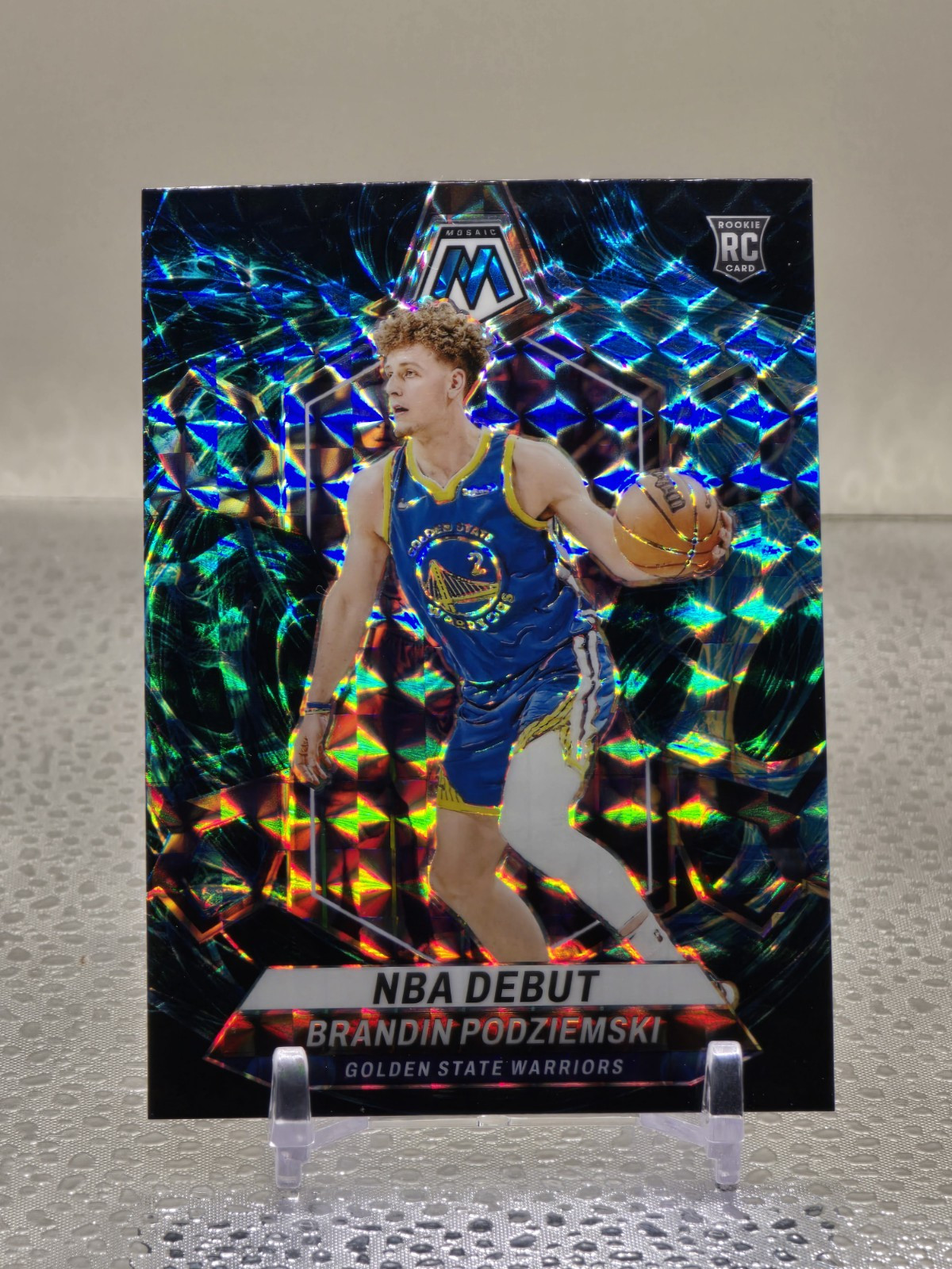 SSP Brandin Podziemski 2023-24 Mosaic Genesis NBA Debut Rookie RC GS Warriors