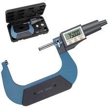 Micrometer Digitale Bügelmessschraube 75-100mm/ 0.001mm, Hohe Präzision LCD D...