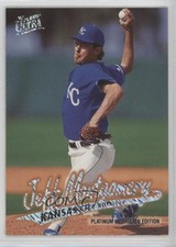 1997 Fleer Ultra Platinum Medallion Edition Jeff Montgomery #P68 6e0