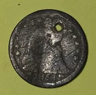 Holed 1853 Seated Liberty Half Dime Battle Of Brandy Station Va