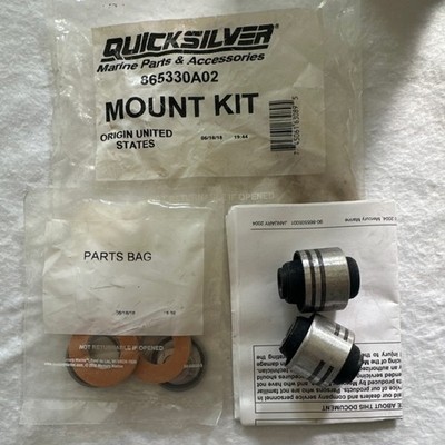 New OEM Quicksilver 865330A02 Rear Engine Mount Kit for Mercruiser