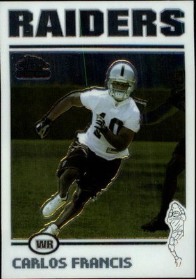 2004 Topps Chrome #196 Carlos Francis RC - FB