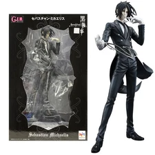 Black Butler Kuroshitsuji  20CM Sebastian Michaelis 20CM Anime Figure W/ no BOX