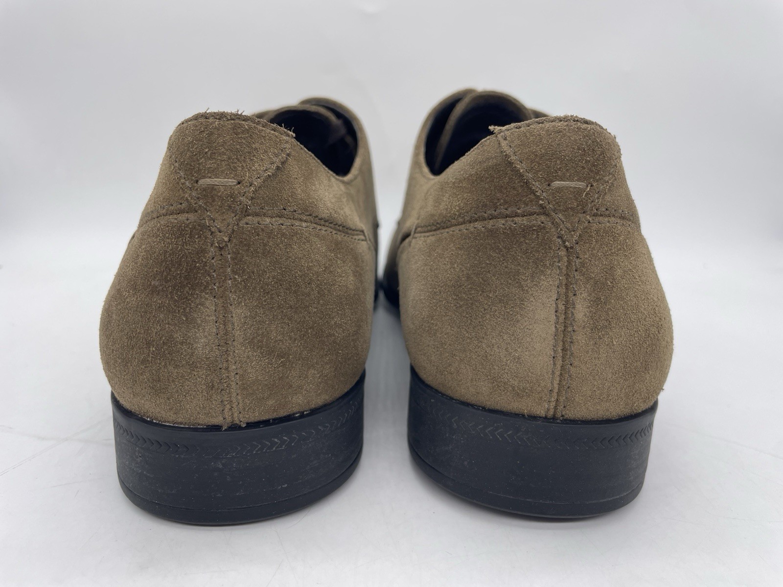 SAOLA Scarpe eleganti derby senza lacci John Varvatos Star USA marrone scamosciato stella S taglia 11 5