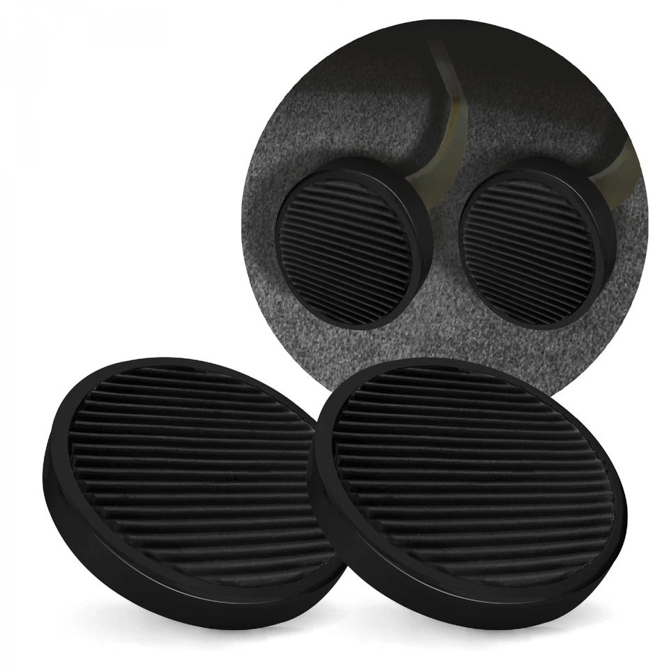 Pedales de freno y embrague redondos Billet - palanca de cambios americana negra ASCPEDAC004BKP  Foto 3 de 4