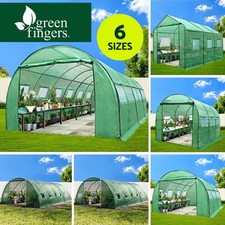 Green Fingers Greenhouse Tunnel Garden Green House Storage Walk in Shed Plant
