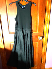 Black Gap Mixed Media Dress M