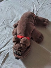 Vintage Tonka Pound Puppy Newborns Rumple skin Brown 1985