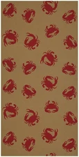 Crab Kraft Paper Table Roll of Size 24" x 50' for Halloween - Beistle