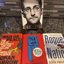 Whistleblowers U.S. Power 4 Book HCDJ Book 1th Snowden Farrow Hayes Prestowitz