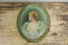 Antique Advertising Tray Tin Sign 1900s- Frank Prothero DUBOIS, PA Hardware, etc