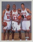DENNIS RODMAN Signed Auto 8x10 Bulls Photo with Jordan and Pippen COA eBay Live