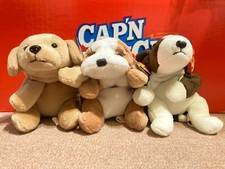 Ty Beanie Babies LOT of 3 - Wrinkles Bulldog, Bruno Terrier, Fetch Retriever toy