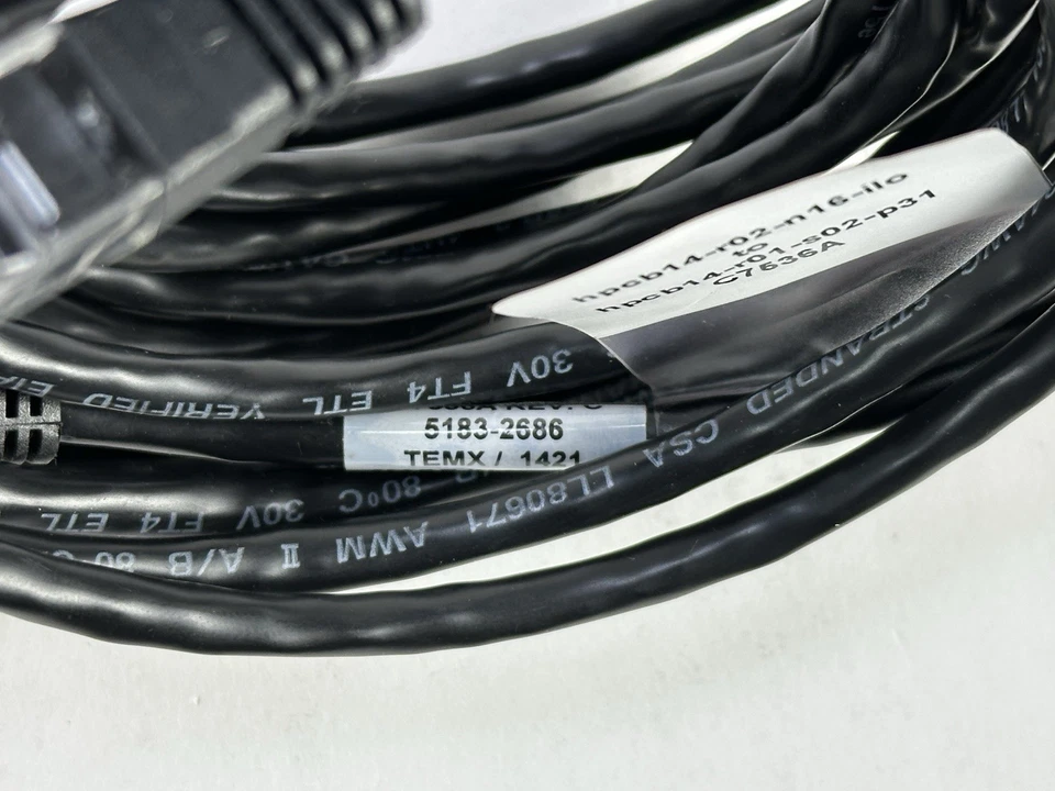 Cable Ethernet HP HPE C7536A CAT5e RJ45 M/M 14 pies 4,2 M 5183-2686 Foto 4 de 4