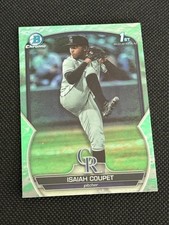 2023 Bowman Draft Chrome #BDC-37 Isaiah Coupet Rockies Lunar Glow Refractor