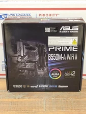 New & Sealed! ASUS Prime B550M-A Socket AM4 AMD Motherboard - 90MB19X0-M0AAY0