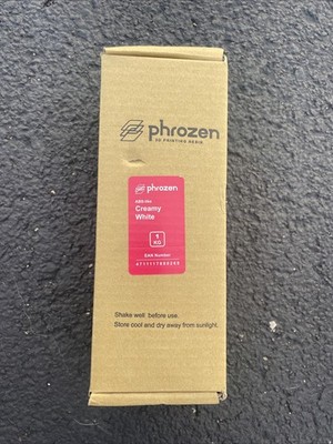 phrozen abs like creamy white 3d resin