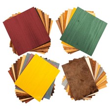 Peachtree Woodworking Supply Veneer Variety 8 inches x 5-7.5 inches, Purple