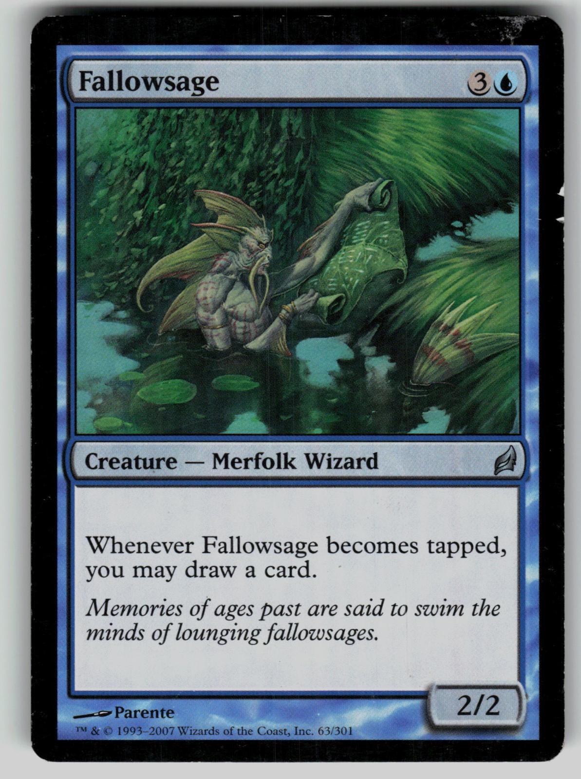 Fallowsage 63 Lorwyn Magic: The Gathering Uncommon
