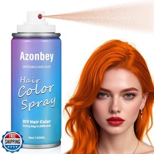 Orange Hair Spray,Temporary Hair Color Spray for Kids Women Men,Hair Wax Dye,