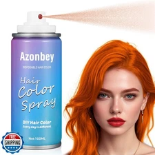 Orange Hair Spray,Temporary Hair Color Spray for Kids Women Men,Hair Wax Dye,