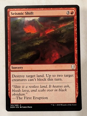 Seismic Shift - Dominaria - Magic the Gathering MTG Nice!