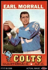 1971 Topps #242 Earl Morrall Colts Michigan St 7.5 - NM+