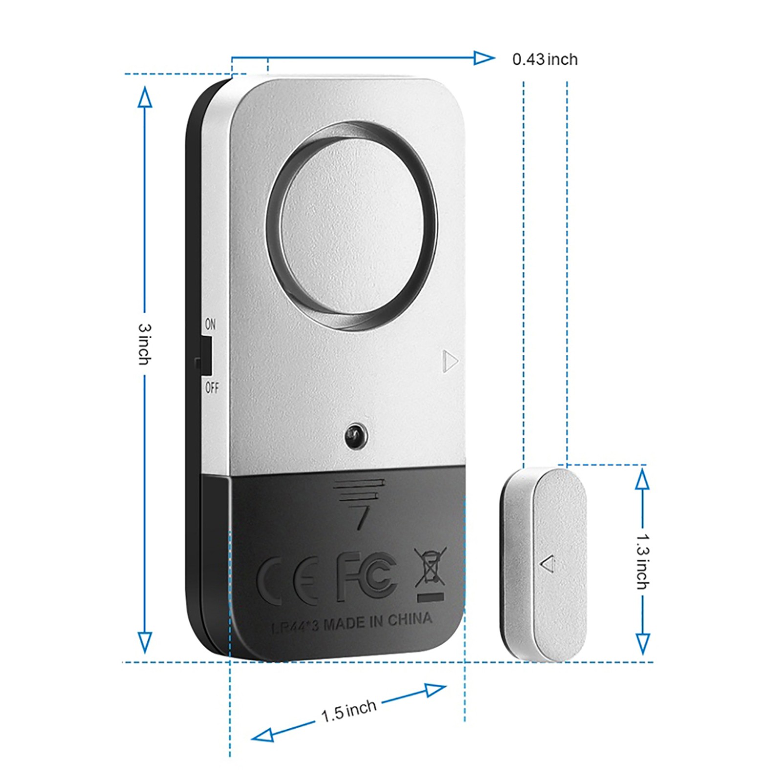 .Door Window Alarm Sensor Wireless Door Sensor Anti-Theft Alarm Compatible With