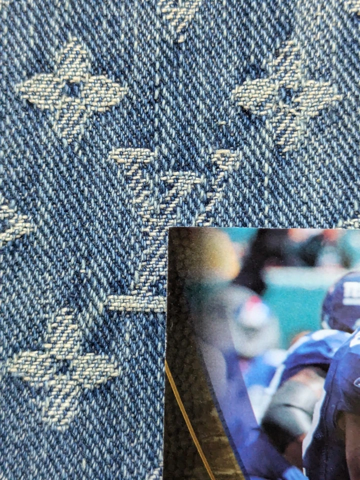 2007 Upper Deck Exquisite Endorsements Brandon Jacobs On Card Auto 6/20 RARE - Image 3 of 4