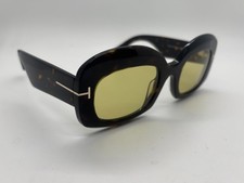 NEW Tom Ford TF1219 52E Brown Round Sunglasses 53-23-140mm NO CASE