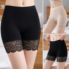Womens Seamless Under Skirt Safety Shorts High Waist Breathable Pants