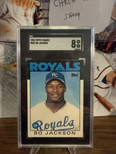 1986 Topps Traded - Bo Jackson #50T (RC) SGC NM-MT 8