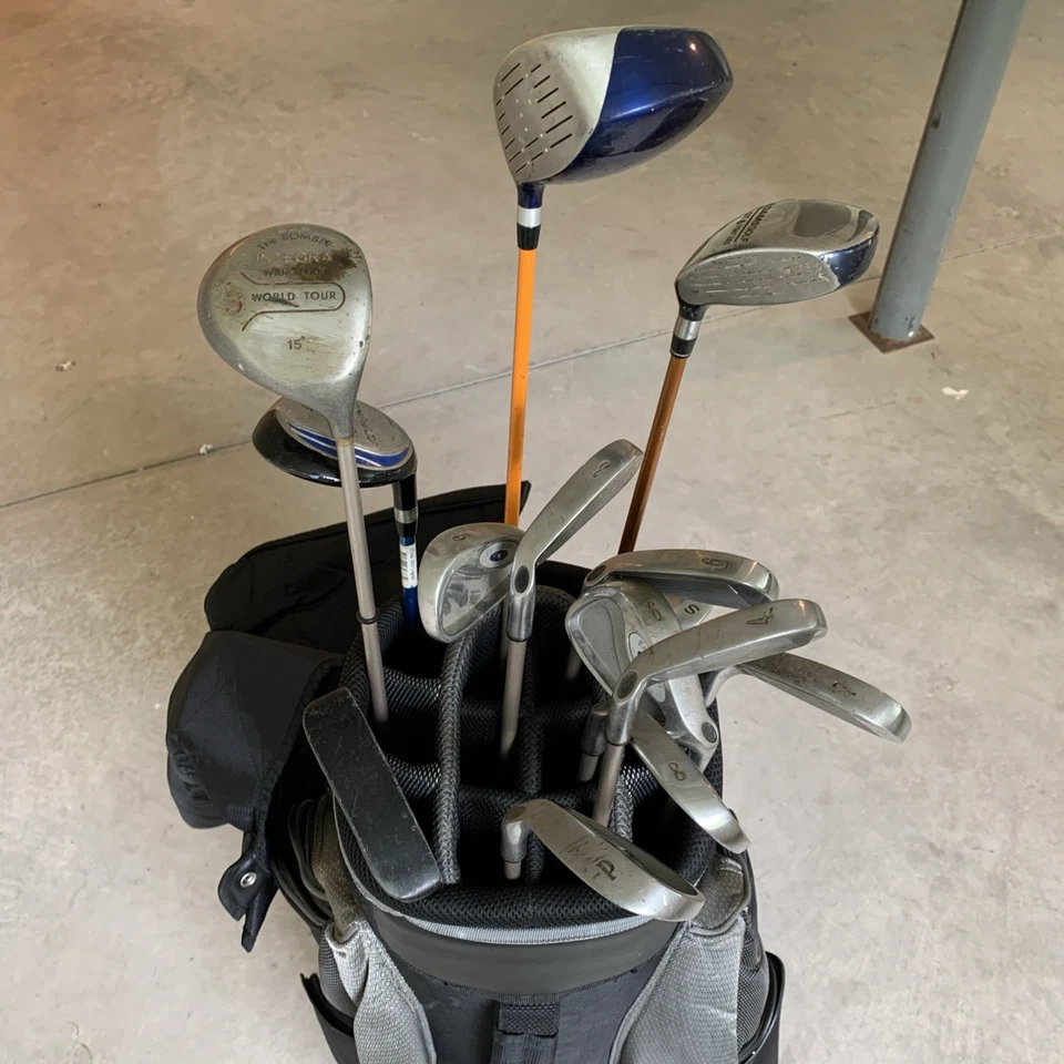 COMPLETE SPALDING ALOILA VL GOLF CLUBS SET - 8 IRONS ;P;S &PUTTER & 3 WOOD + BAG - Image 4 of 4