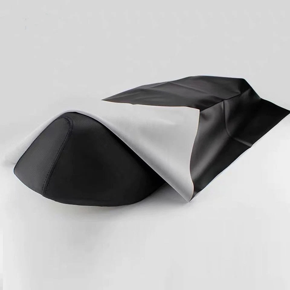 Универсальный водонепроницаемый чехол на сиденье мотоцикла скутера квадроцикла черная искусственная кожа - Изображение 4 из 4