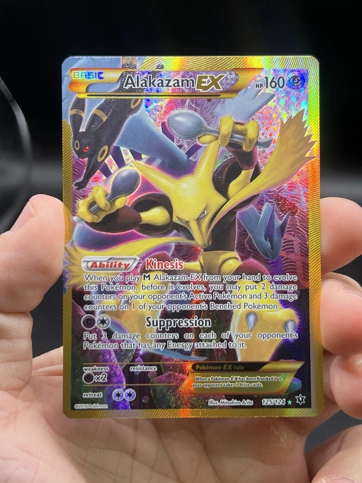 Alakazam EX (Secret Rare) 125/124 XY Fates Collide Pokémon English NM - Image 3 of 4