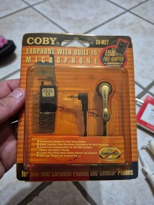 Coby CV-M27 MICROPHONE Headset For Cellular Phones