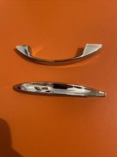 Vintage Chrome Cabinet Drawer Door Handles Pulls Kitchen Lot Of 2